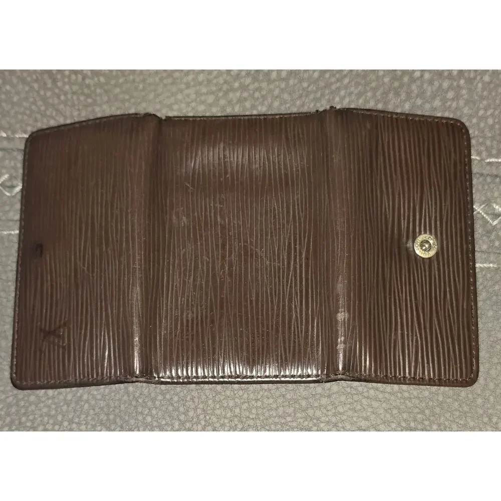 Louis Vuitton 6 Key Holder Brown Taiga Leather